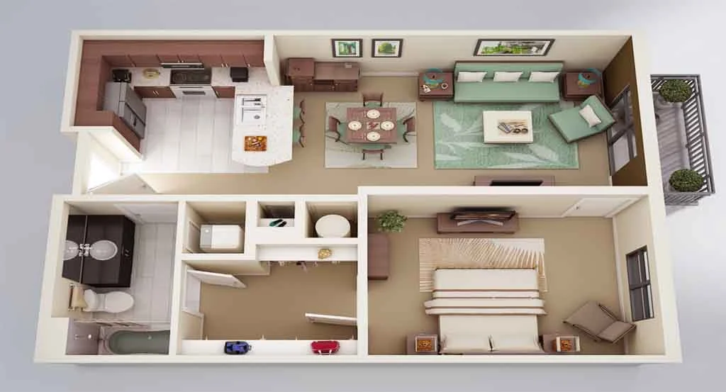 Difference Between a Studio and a 1 Bedroom Apartment Lahore
