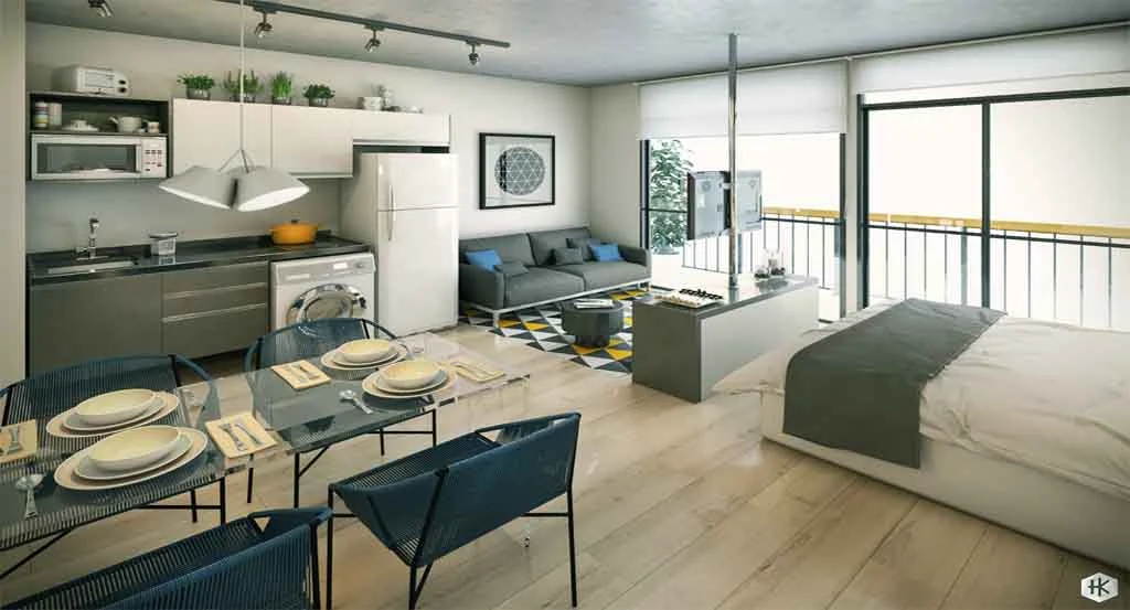 Difference Between a Studio and a 1 Bedroom Apartment Lahore