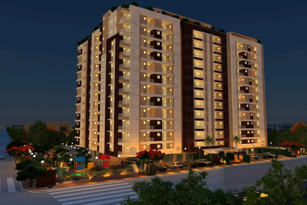 High rise residential apartments in Lahore for the families with modern enmities