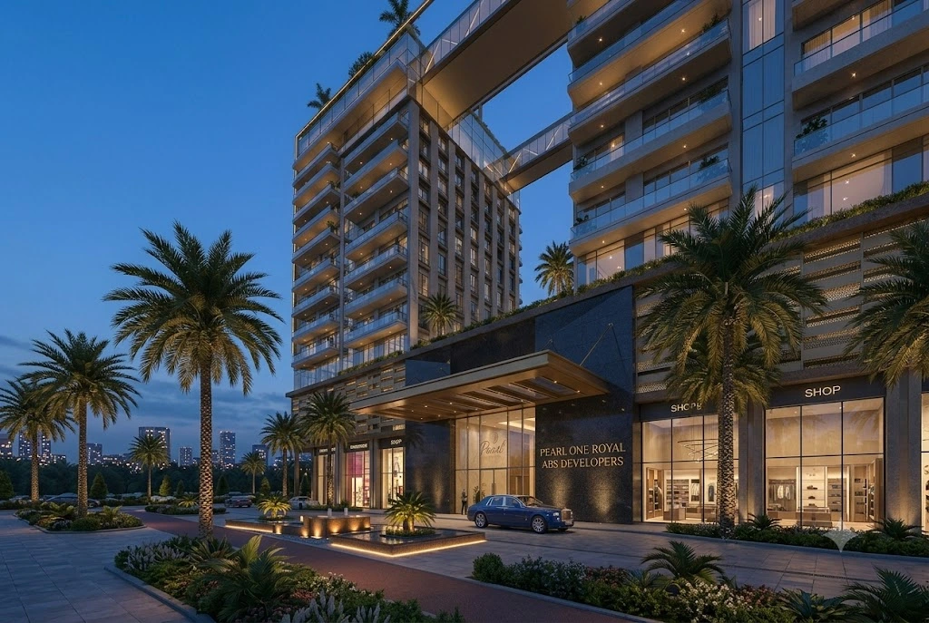 Pearl One Royal by ABS Developers luxury apartment exterior view