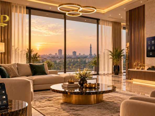 smart home technology in luxury Pakistani apartments