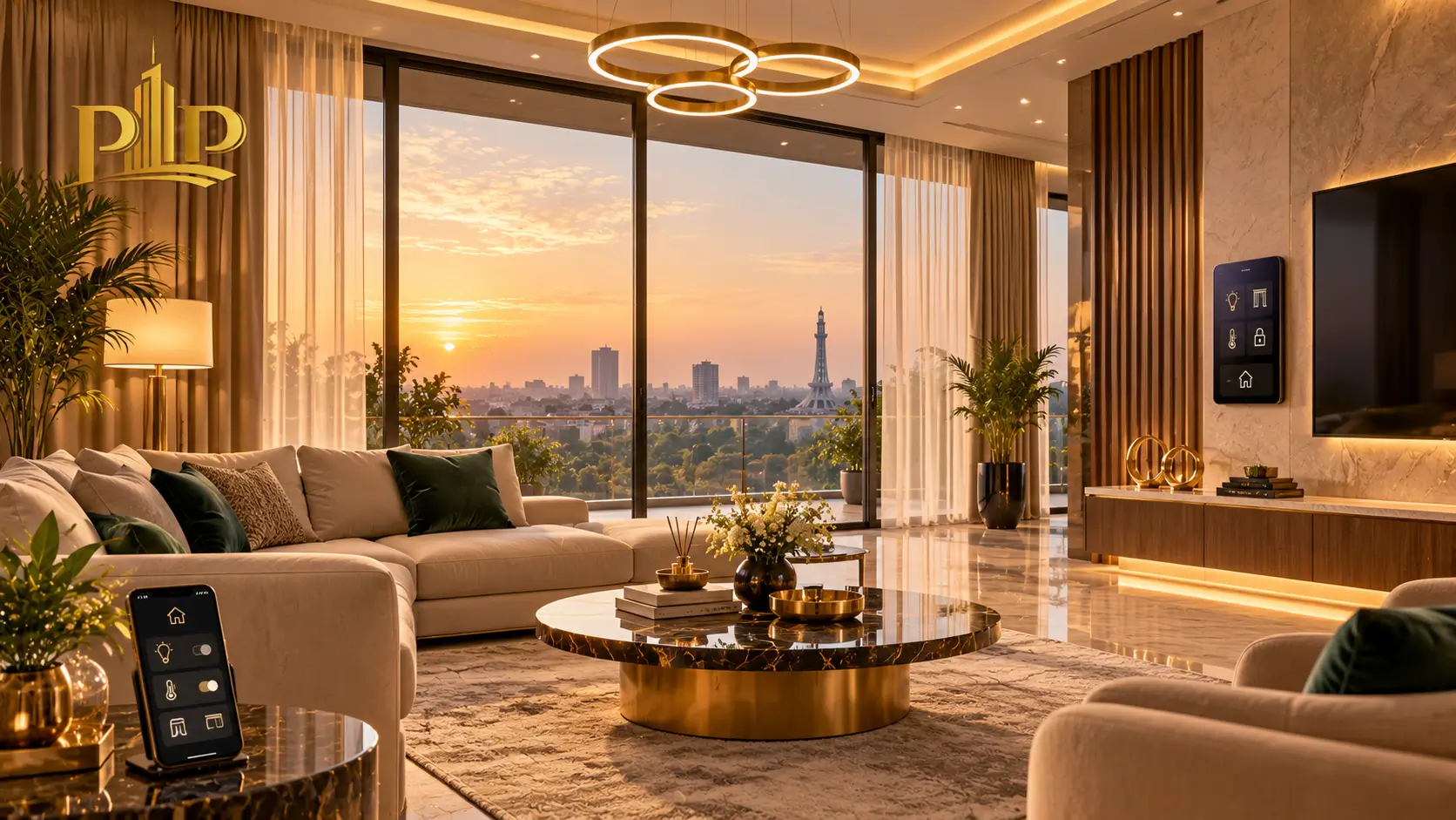 smart home technology in luxury Pakistani apartments